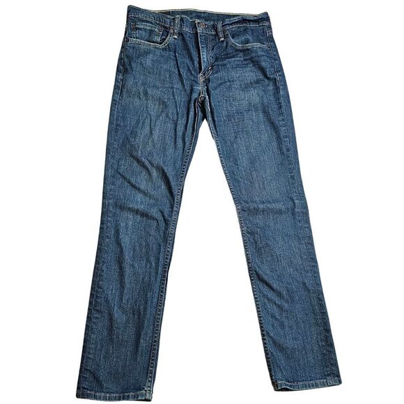 LEVI'S 511 Men's Jeans Straight Leg 32"x 32" Blue Denim Zip Fly Casual Classic - Picture 1 of 10